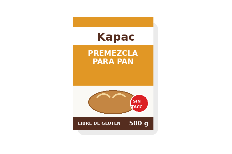 Kapac Premezcla para Pan 500 g