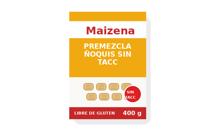 Maizena Premezcla Ñoquis Sin TACC 400 g