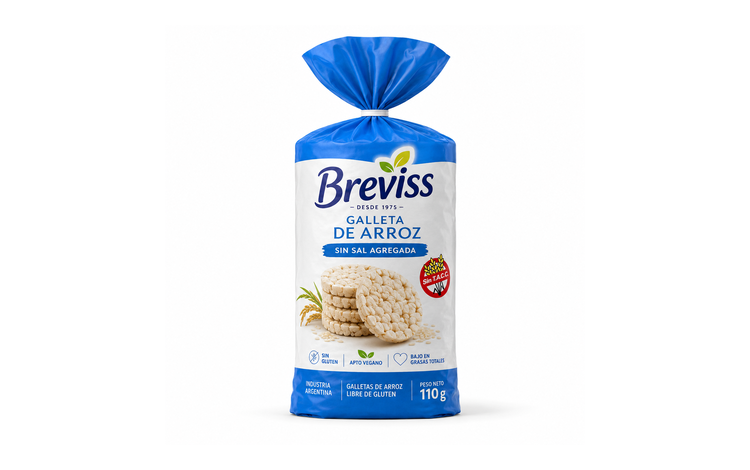 Breviss Galleta de Arroz Sin TACC 110 g