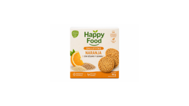 Happy Food Galletitas Naranja con Sésamo y Quinoa 44 g