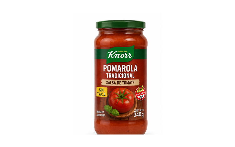 Knorr Salsa Pomarola Tradicional Sin TACC 340 g
