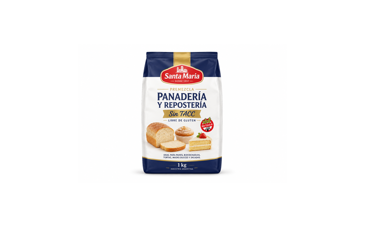 Santa María Premezcla Panadería y Repostería Sin TACC 1 kg