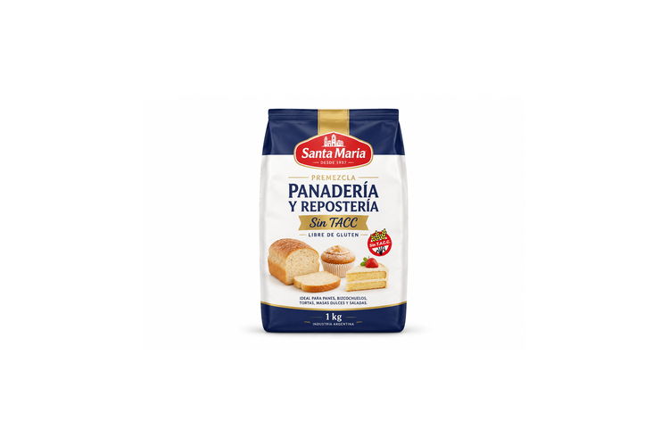 Santa María Premezcla Panadería y Repostería Sin TACC 1 kg