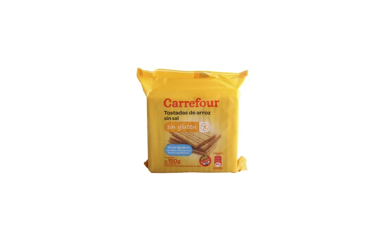 Carrefour Classic Tostadas de Arroz Sin Sal 150 g
