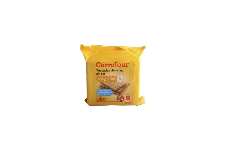 Carrefour Classic Tostadas de Arroz Sin Sal 150 g