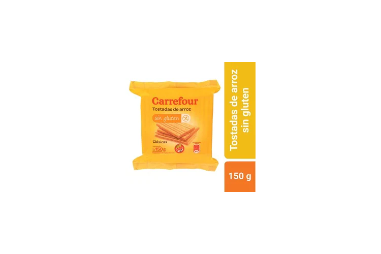 Carrefour Classic Tostadas de Arroz Sin TACC 150 g