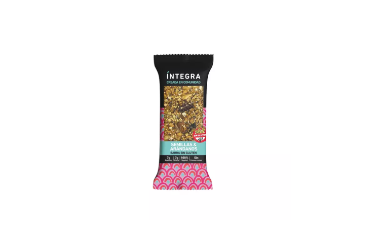 Integra Barra Sin TACC Semillas y Arándanos 36 g